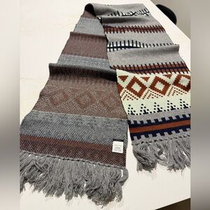 J Crew oversized southwestern inspired scarf